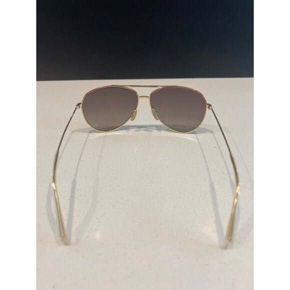CELINE Brown Gradient Pilot aviator Ladies gold Sunglasses - Picture 7 of 10